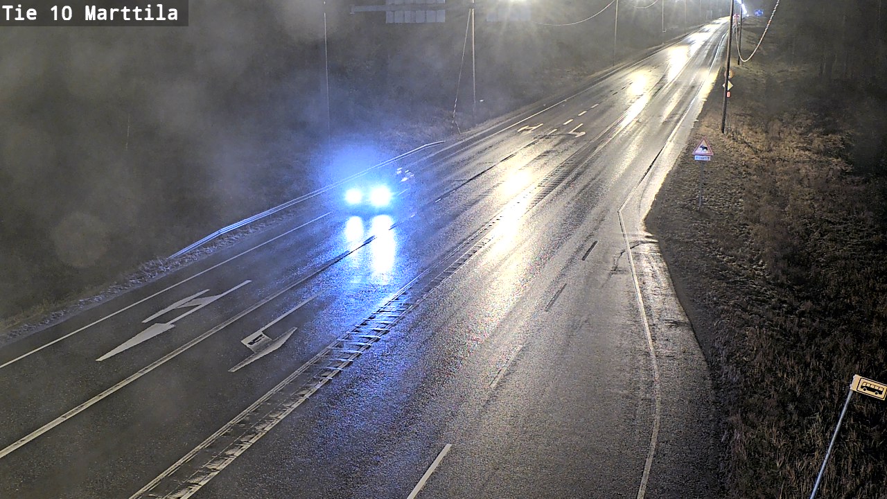 Weather Camera Image Väg 10 S:t Mårtens, Marttila, Varsinais-Suomi