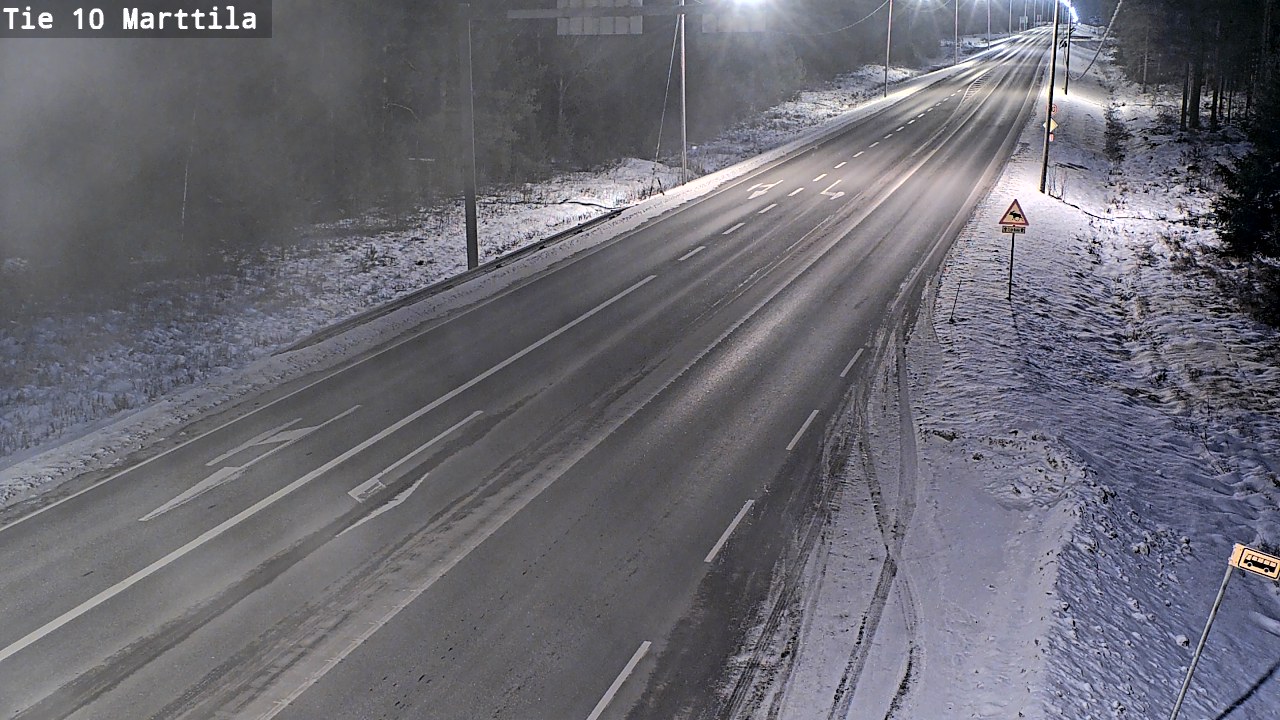 Weather Camera Image Road 10 Marttila, Marttila, Varsinais-Suomi