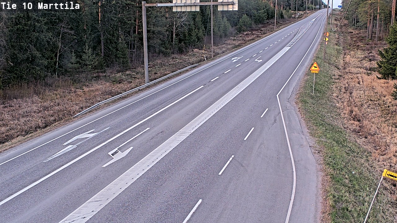 Weather Camera Image Road 10 Marttila, Marttila, Varsinais-Suomi