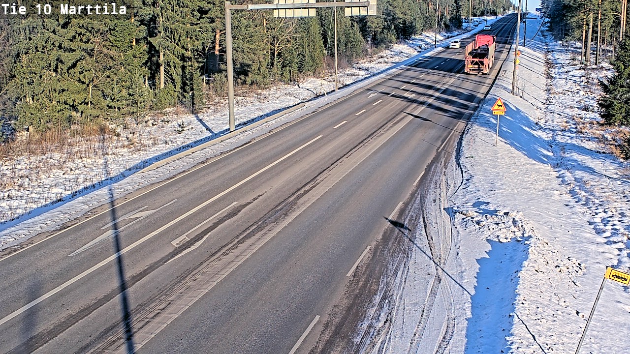 Weather Camera Image Väg 10 S:t Mårtens, Marttila, Varsinais-Suomi
