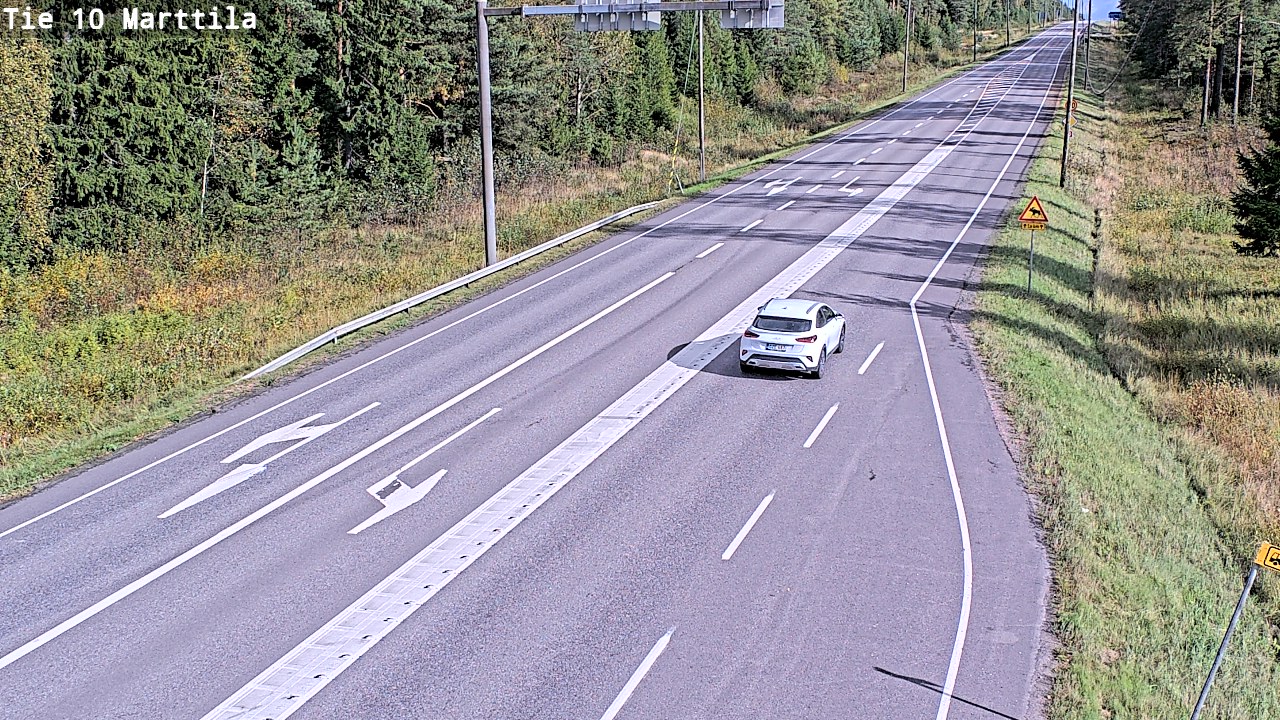 Weather Camera Image Road 10 Marttila, Marttila, Varsinais-Suomi