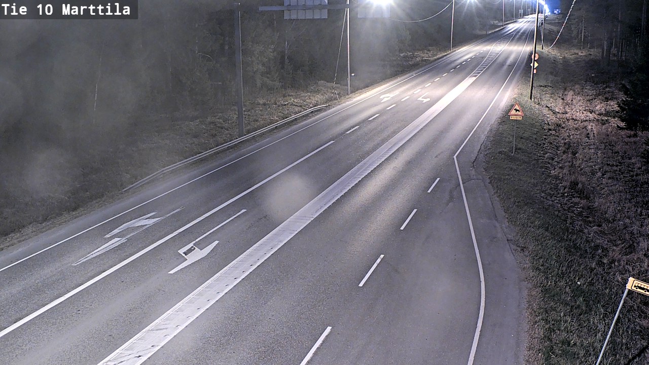 Weather Camera Image Road 10 Marttila, Marttila, Varsinais-Suomi