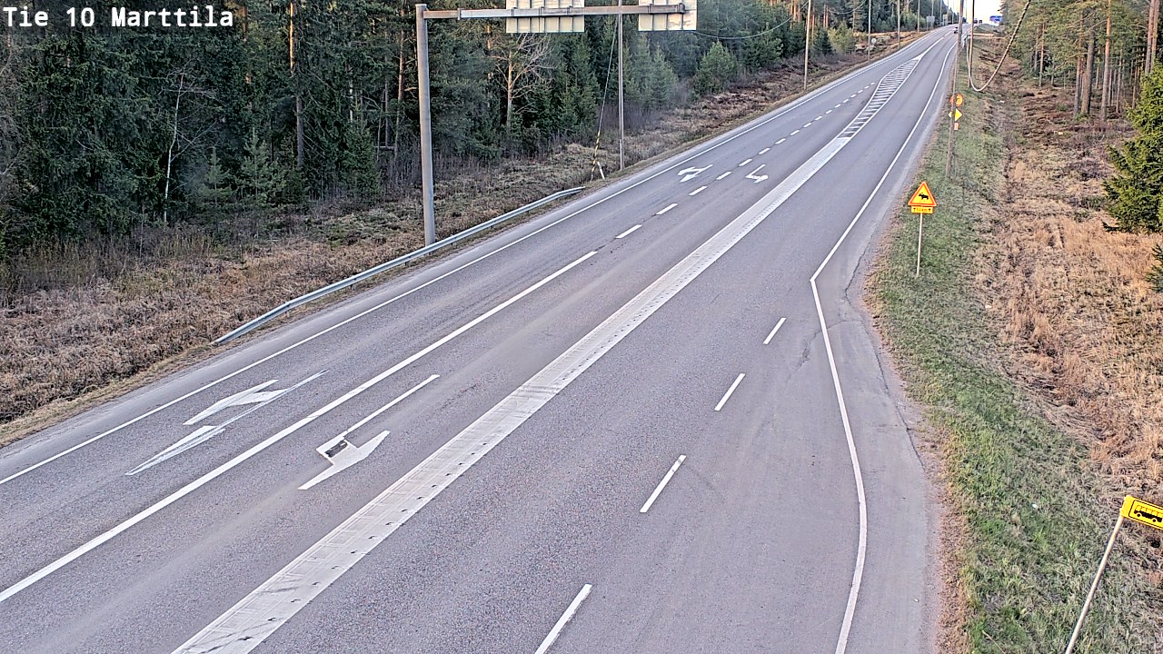 Weather Camera Image Road 10 Marttila, Marttila, Varsinais-Suomi