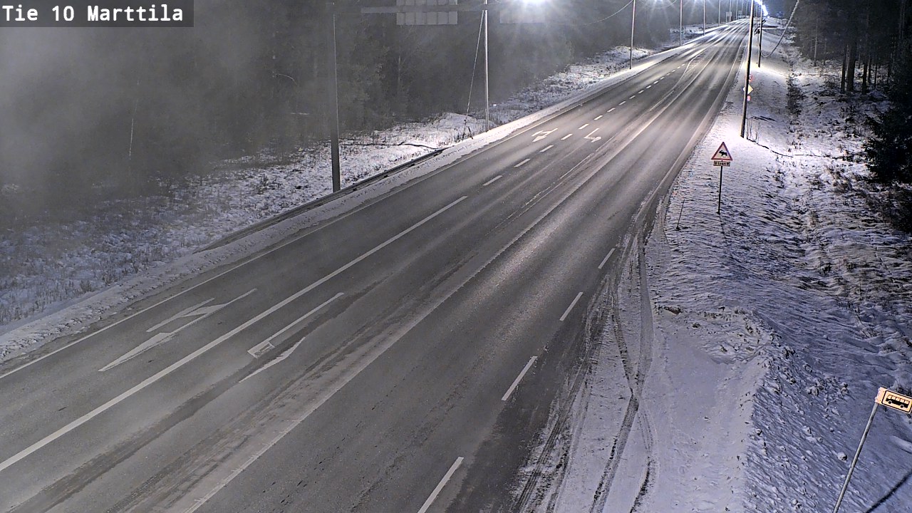 Weather Camera Image Road 10 Marttila, Marttila, Varsinais-Suomi