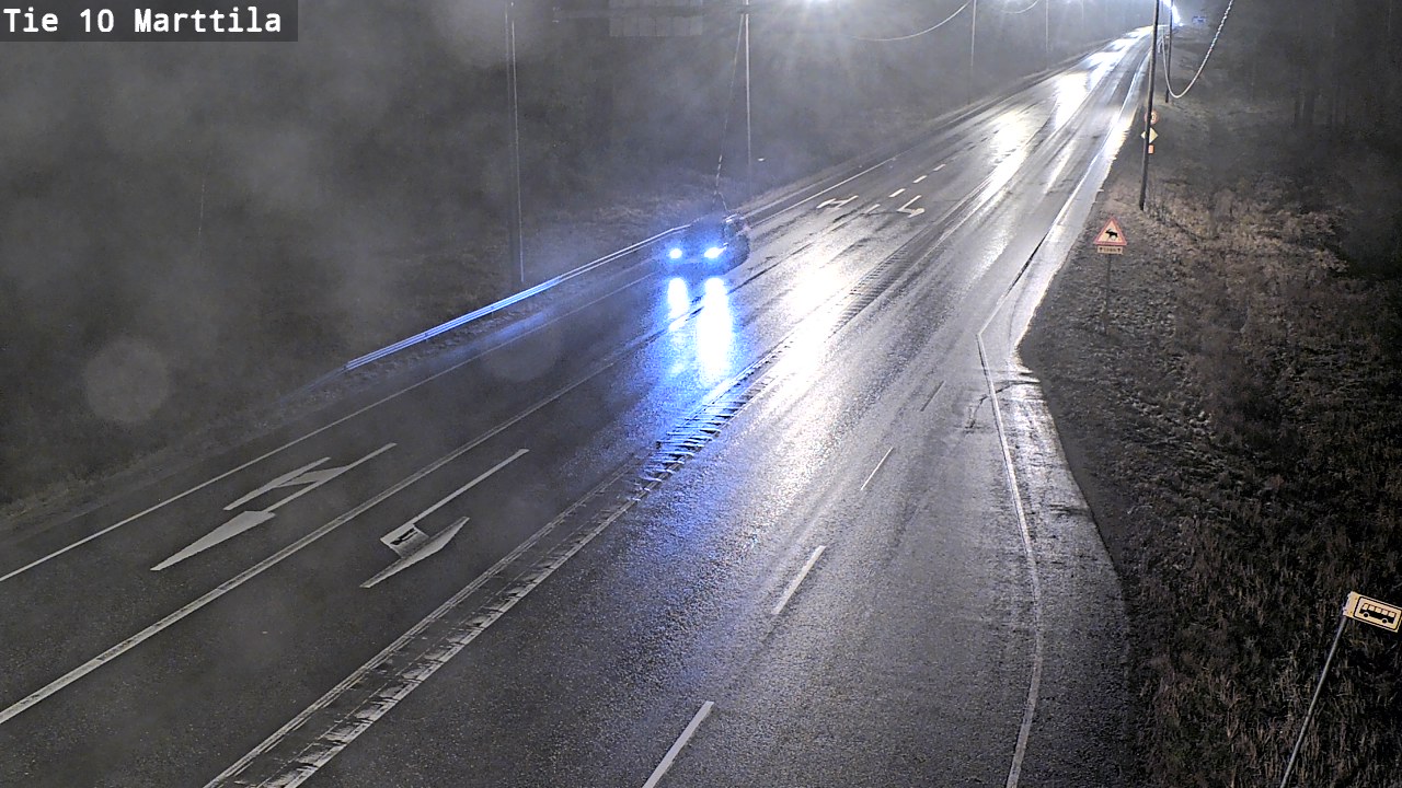 Weather Camera Image Väg 10 S:t Mårtens, Marttila, Varsinais-Suomi