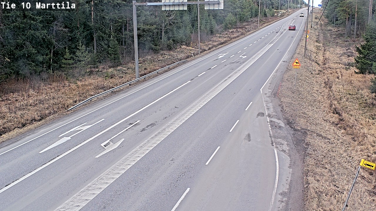 Weather Camera Image Road 10 Marttila, Marttila, Varsinais-Suomi