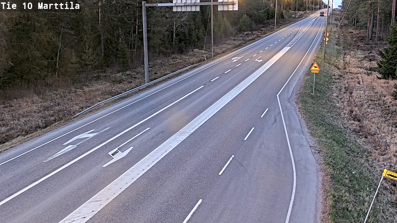 Weather Camera Image Road 10 Marttila, Marttila, Varsinais-Suomi