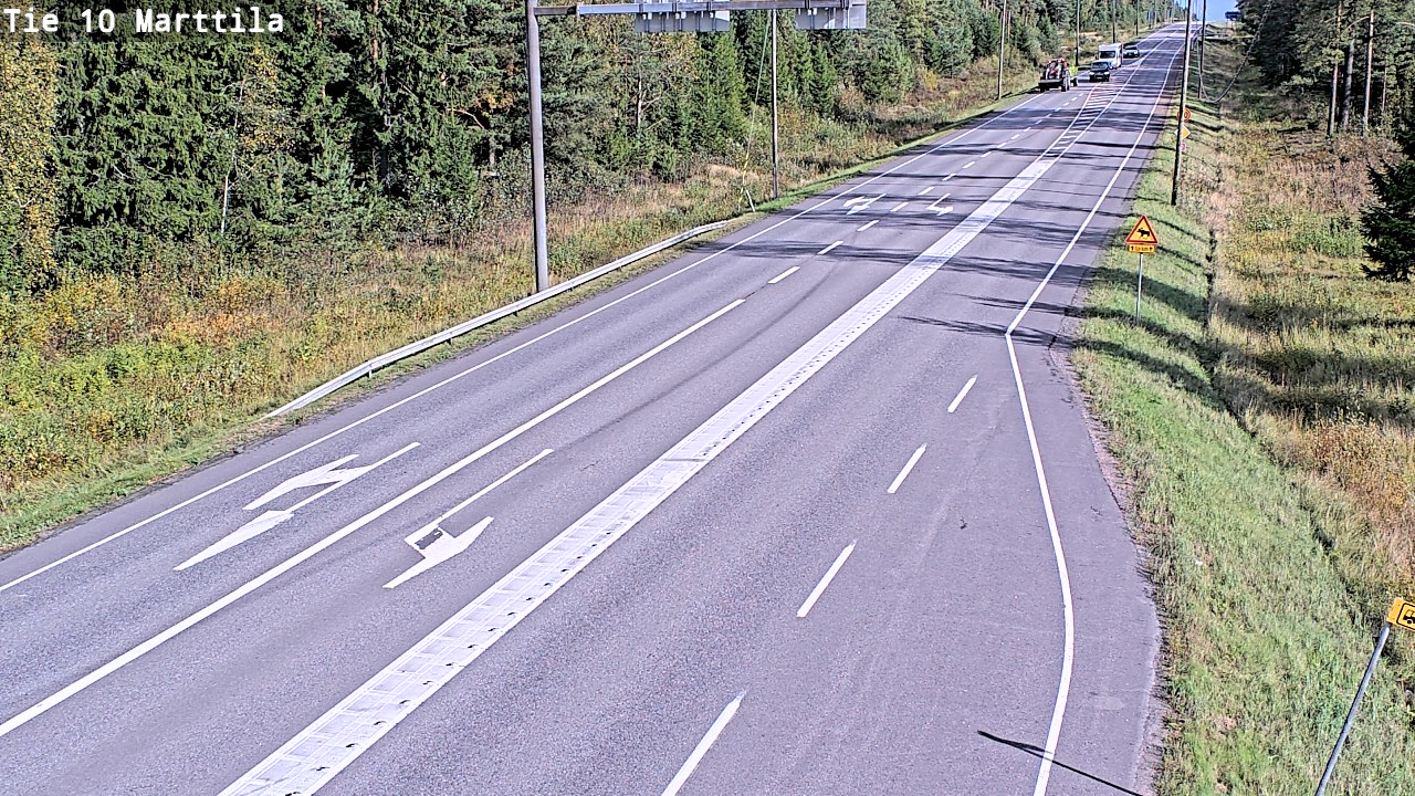 Weather Camera Image Road 10 Marttila, Marttila, Varsinais-Suomi