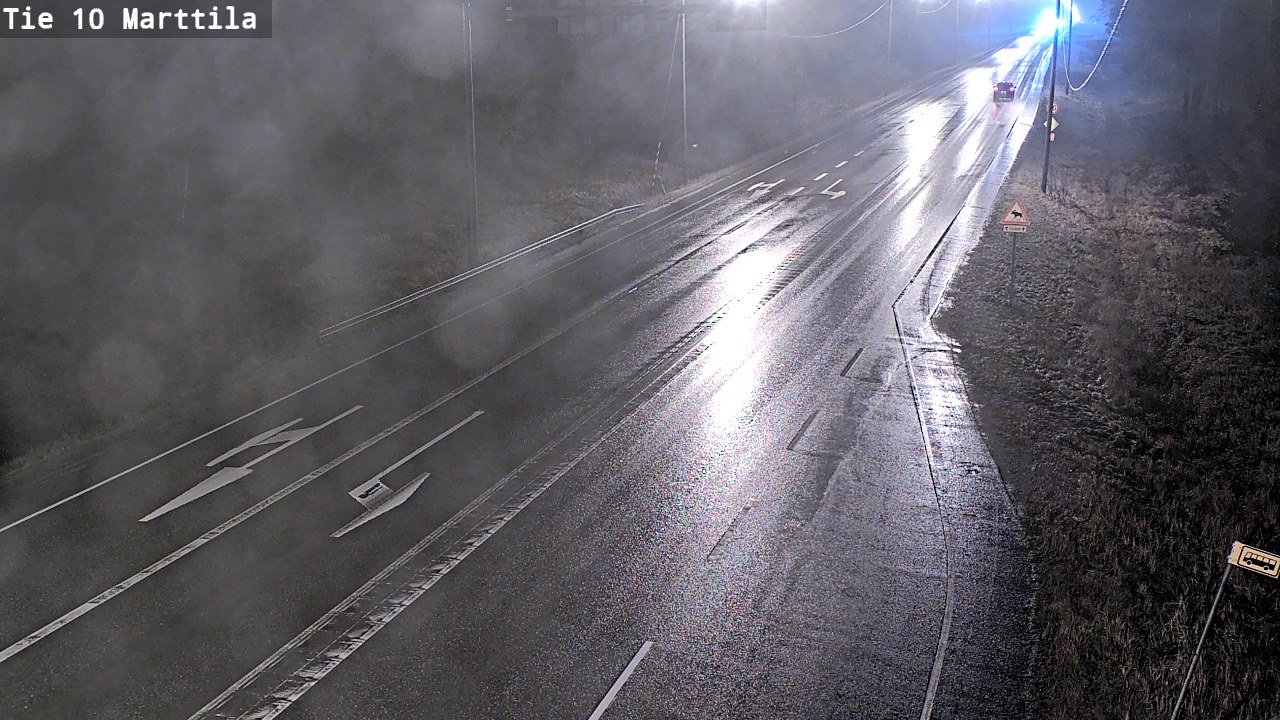 Weather Camera Image Väg 10 S:t Mårtens, Marttila, Varsinais-Suomi