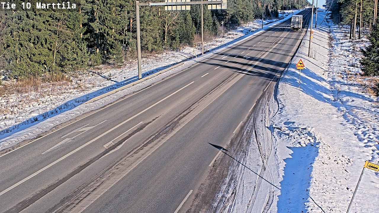 Weather Camera Image Väg 10 S:t Mårtens, Marttila, Varsinais-Suomi