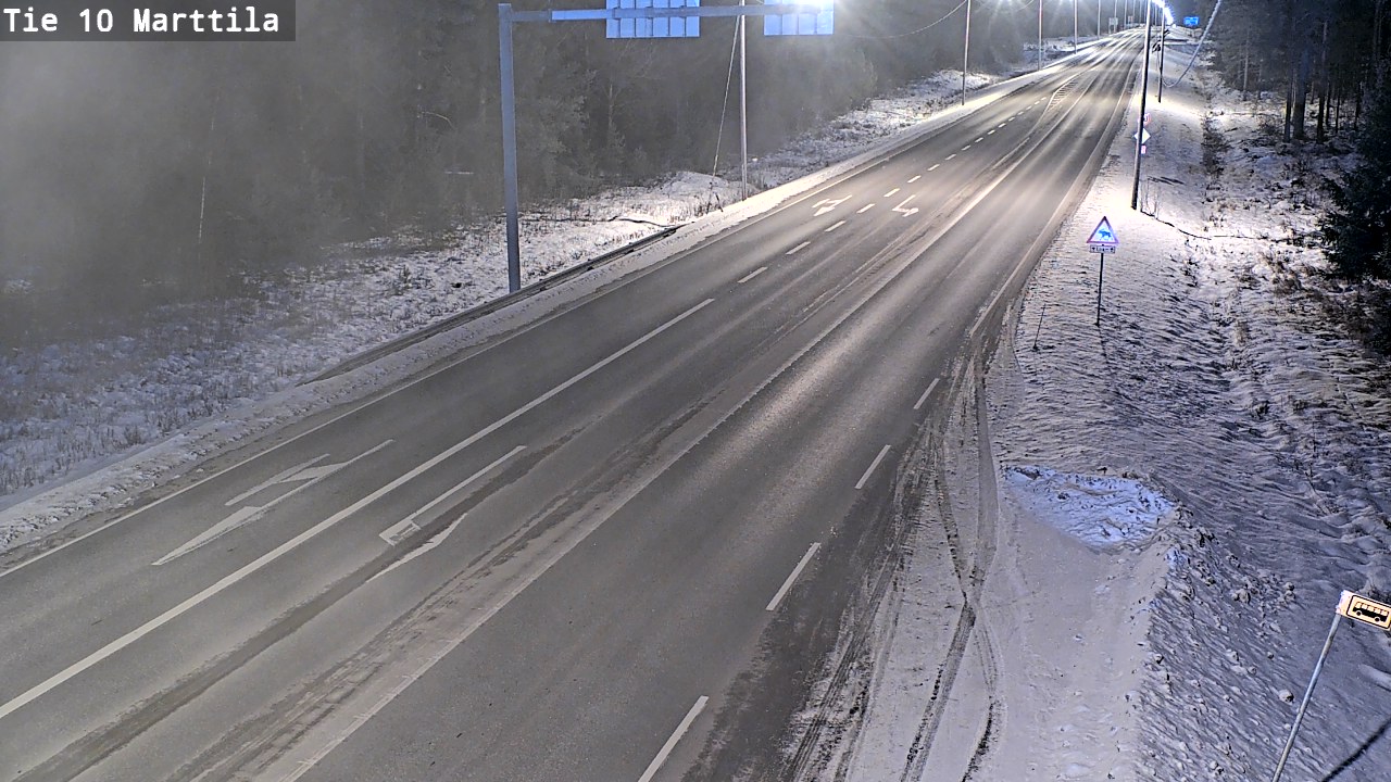Weather Camera Image Road 10 Marttila, Marttila, Varsinais-Suomi