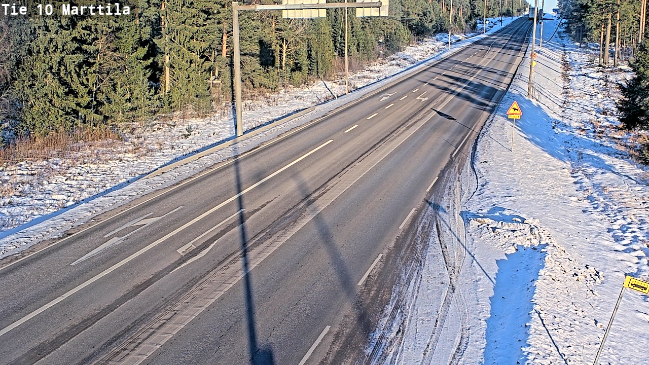 Weather Camera Image Väg 10 S:t Mårtens, Marttila, Varsinais-Suomi