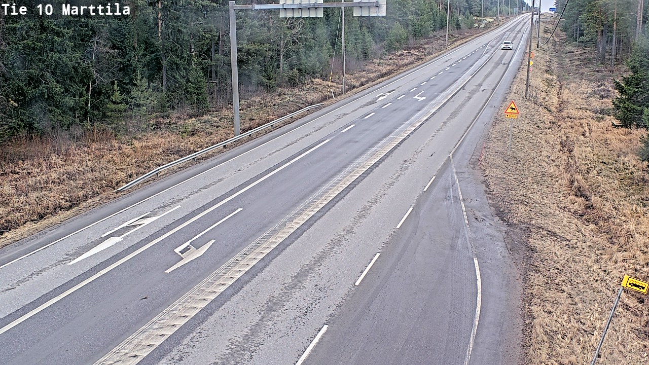 Weather Camera Image Väg 10 S:t Mårtens, Marttila, Varsinais-Suomi