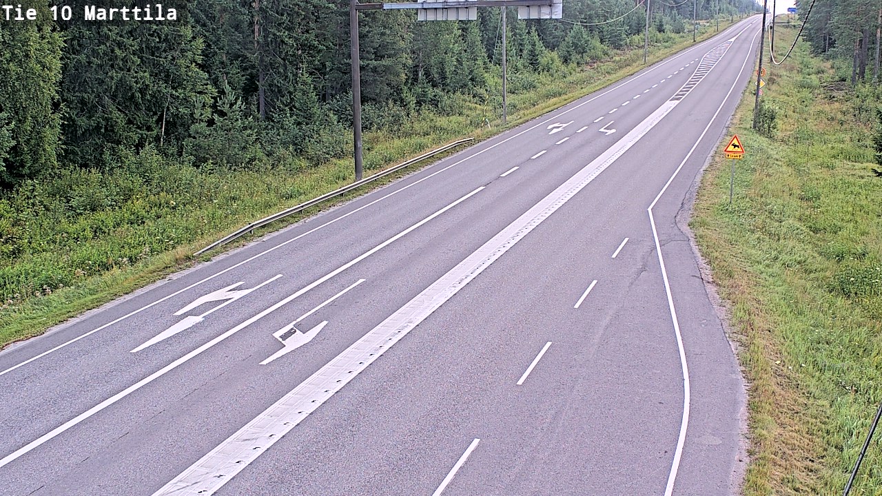 Weather Camera Image Road 10 Marttila, Marttila, Varsinais-Suomi