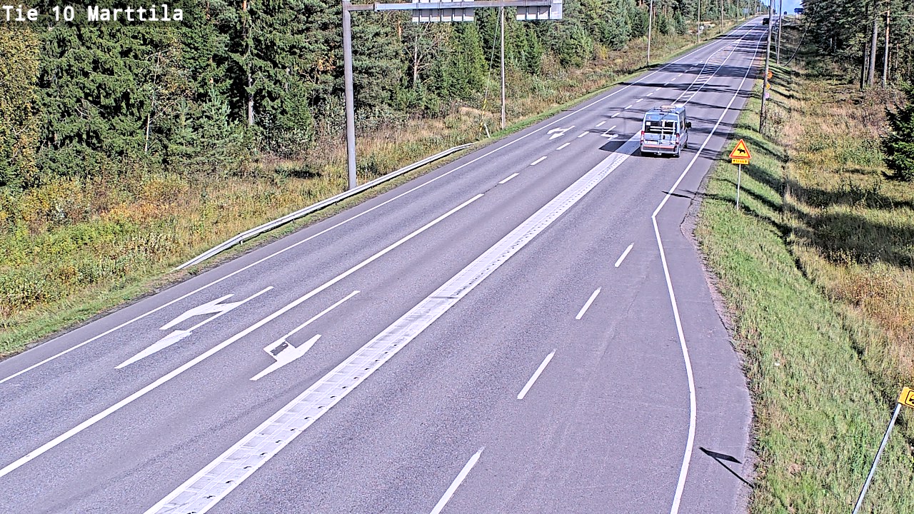 Weather Camera Image Road 10 Marttila, Marttila, Varsinais-Suomi