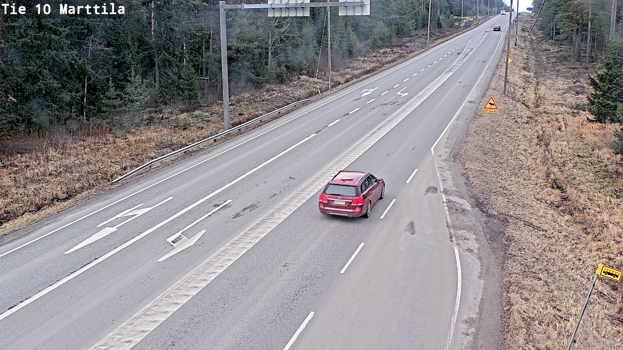 Weather Camera Image Road 10 Marttila, Marttila, Varsinais-Suomi