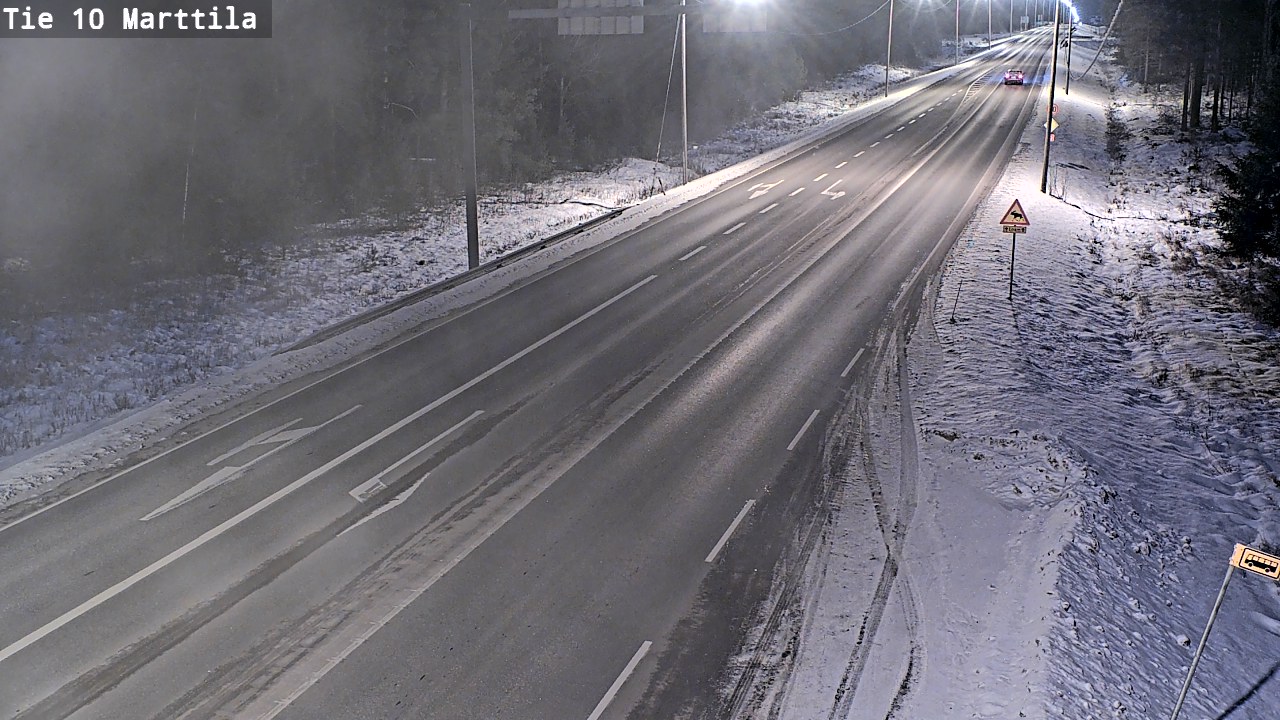 Weather Camera Image Road 10 Marttila, Marttila, Varsinais-Suomi