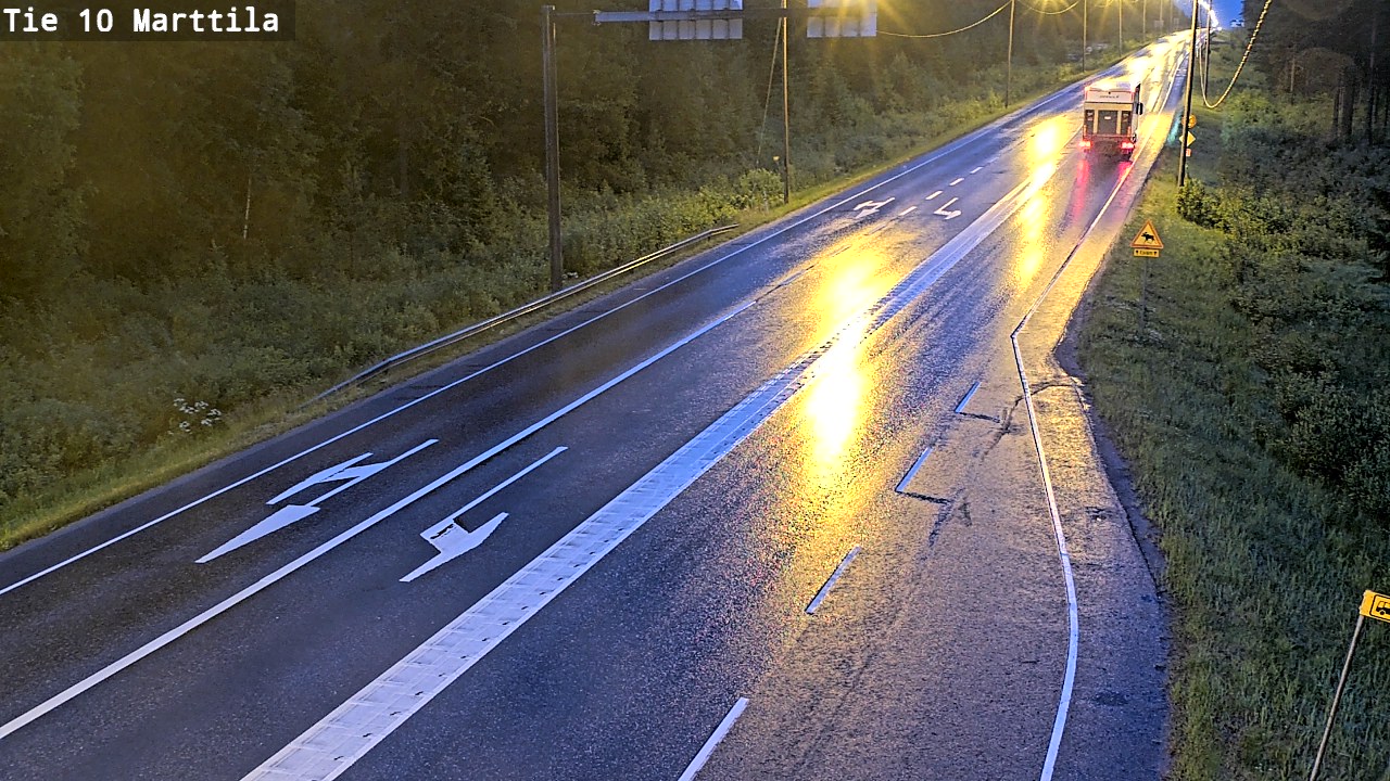 Weather Camera Image Road 10 Marttila, Marttila, Varsinais-Suomi