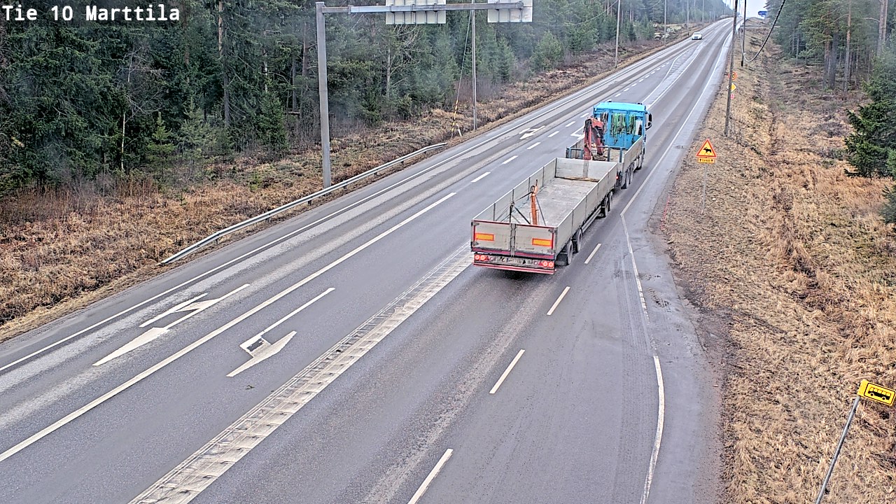 Weather Camera Image Väg 10 S:t Mårtens, Marttila, Varsinais-Suomi