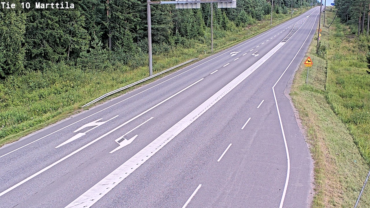 Weather Camera Image Road 10 Marttila, Marttila, Varsinais-Suomi