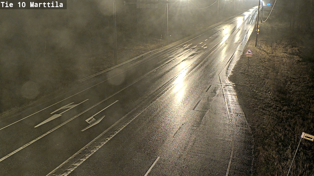 Weather Camera Image Väg 10 S:t Mårtens, Marttila, Varsinais-Suomi