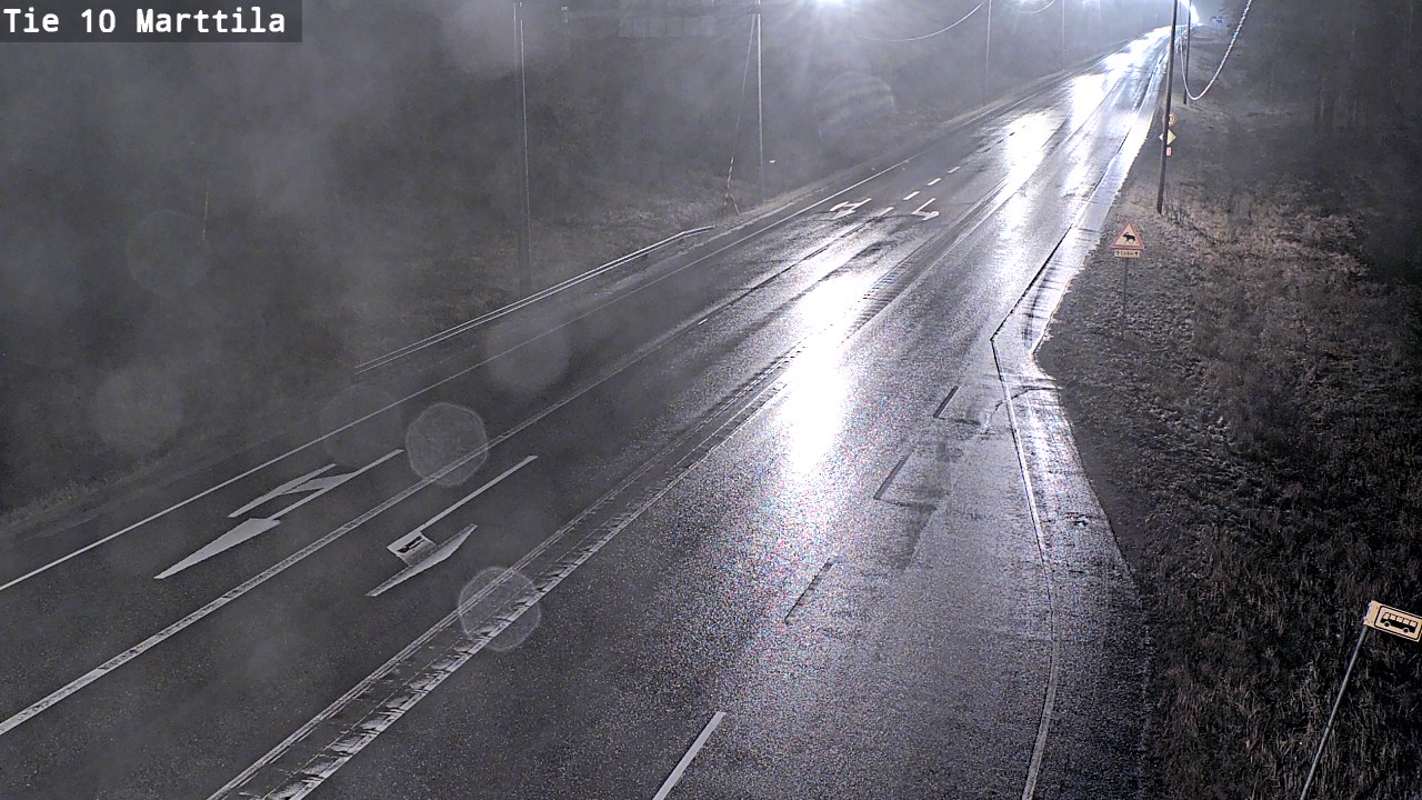 Weather Camera Image Väg 10 S:t Mårtens, Marttila, Varsinais-Suomi