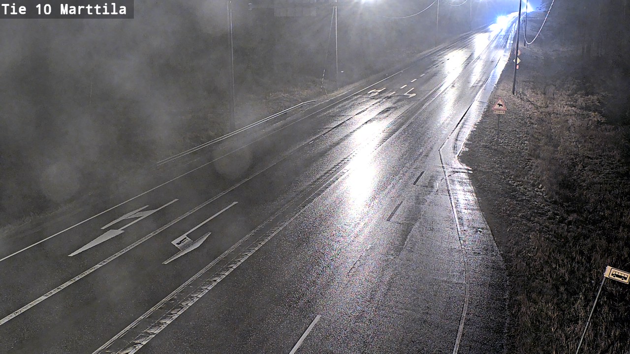 Weather Camera Image Väg 10 S:t Mårtens, Marttila, Varsinais-Suomi