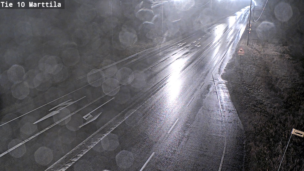 Weather Camera Image Väg 10 S:t Mårtens, Marttila, Varsinais-Suomi