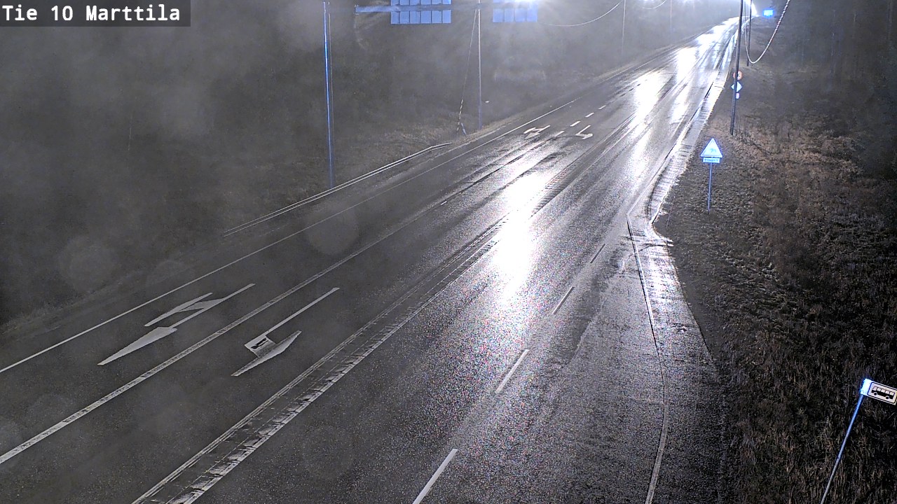Weather Camera Image Väg 10 S:t Mårtens, Marttila, Varsinais-Suomi