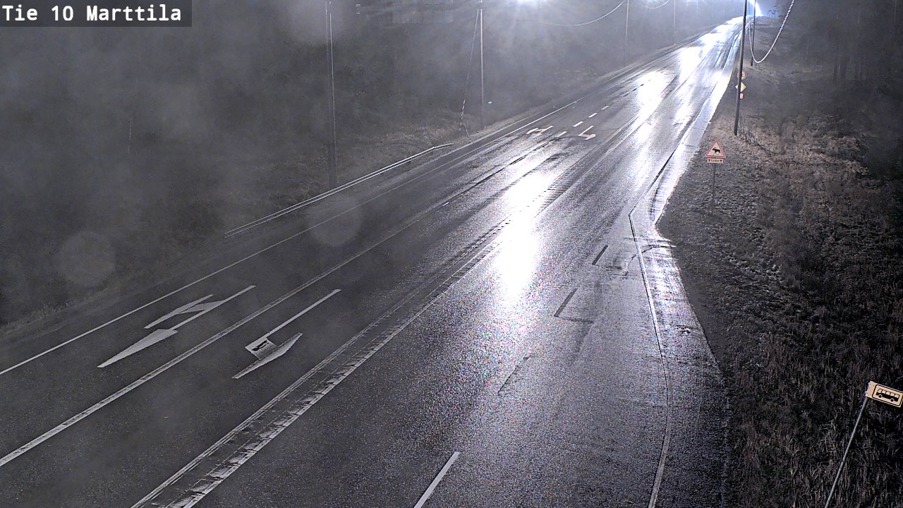 Weather Camera Image Väg 10 S:t Mårtens, Marttila, Varsinais-Suomi