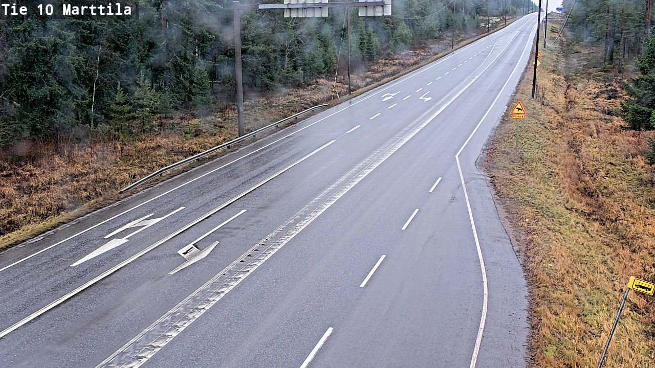 Weather Camera Image Road 10 Marttila, Marttila, Varsinais-Suomi