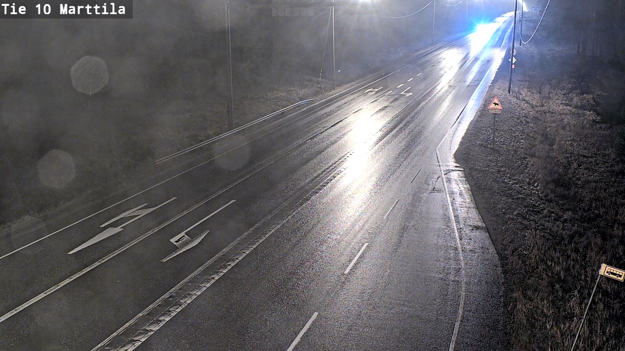 Weather Camera Image Väg 10 S:t Mårtens, Marttila, Varsinais-Suomi