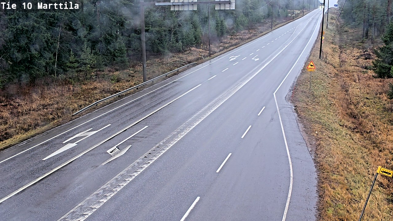 Weather Camera Image Road 10 Marttila, Marttila, Varsinais-Suomi