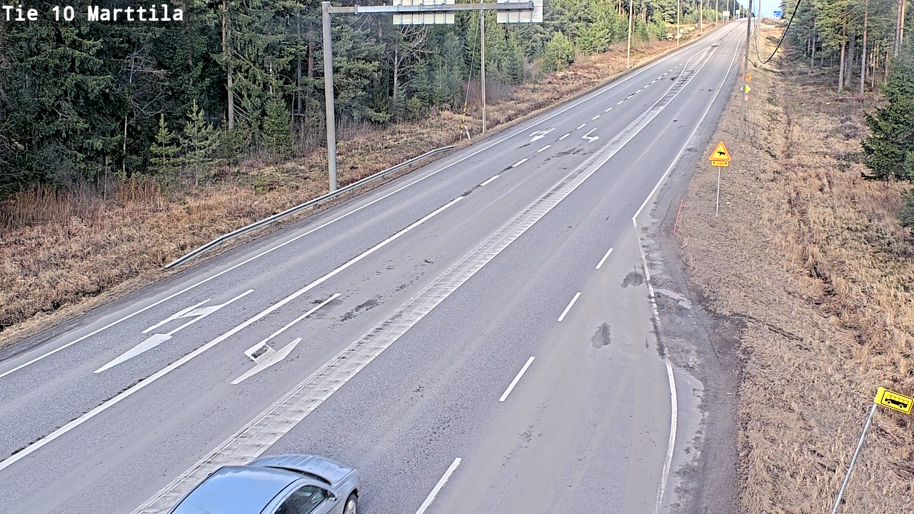 Weather Camera Image Väg 10 S:t Mårtens, Marttila, Varsinais-Suomi