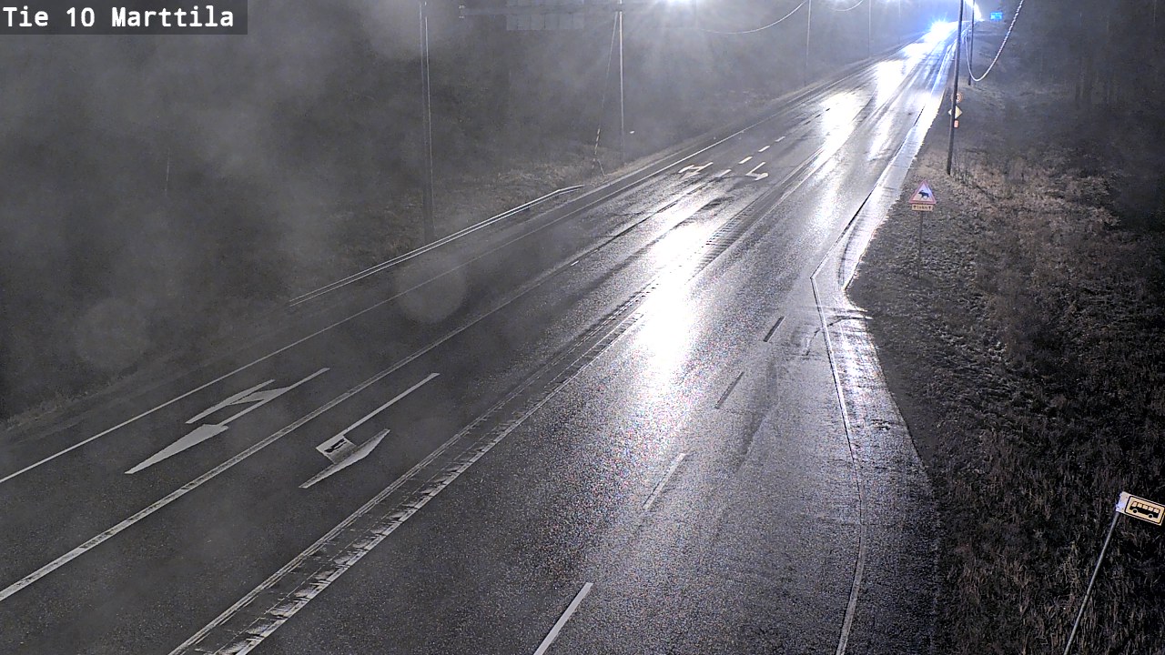 Weather Camera Image Väg 10 S:t Mårtens, Marttila, Varsinais-Suomi