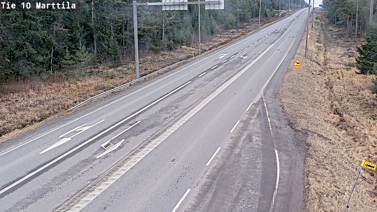 Weather Camera Image Väg 10 S:t Mårtens, Marttila, Varsinais-Suomi