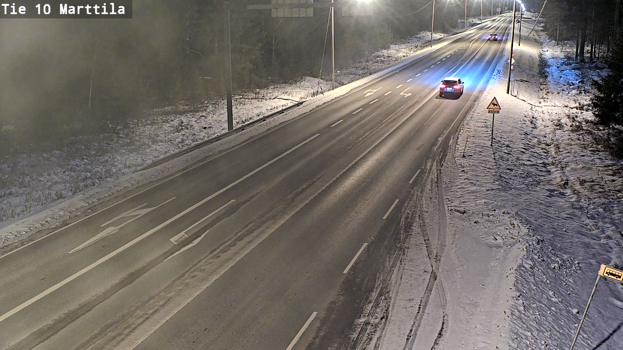Weather Camera Image Road 10 Marttila, Marttila, Varsinais-Suomi