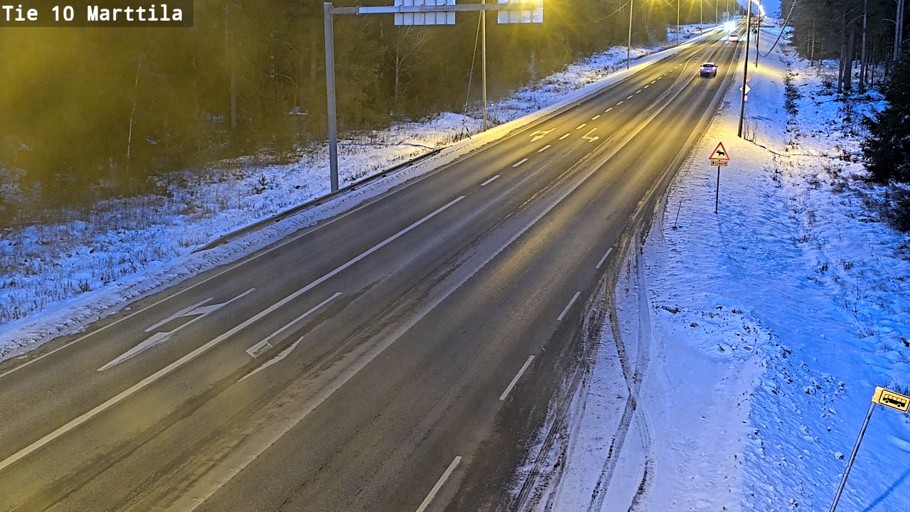 Weather Camera Image Väg 10 S:t Mårtens, Marttila, Varsinais-Suomi