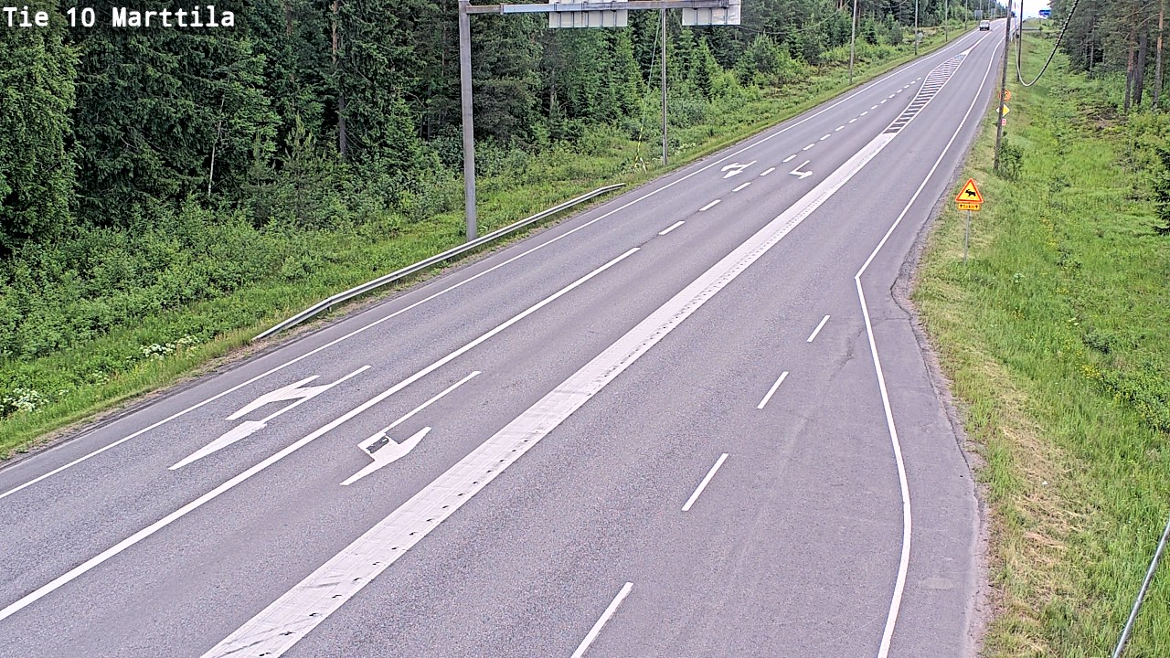 Weather Camera Image Road 10 Marttila, Marttila, Varsinais-Suomi