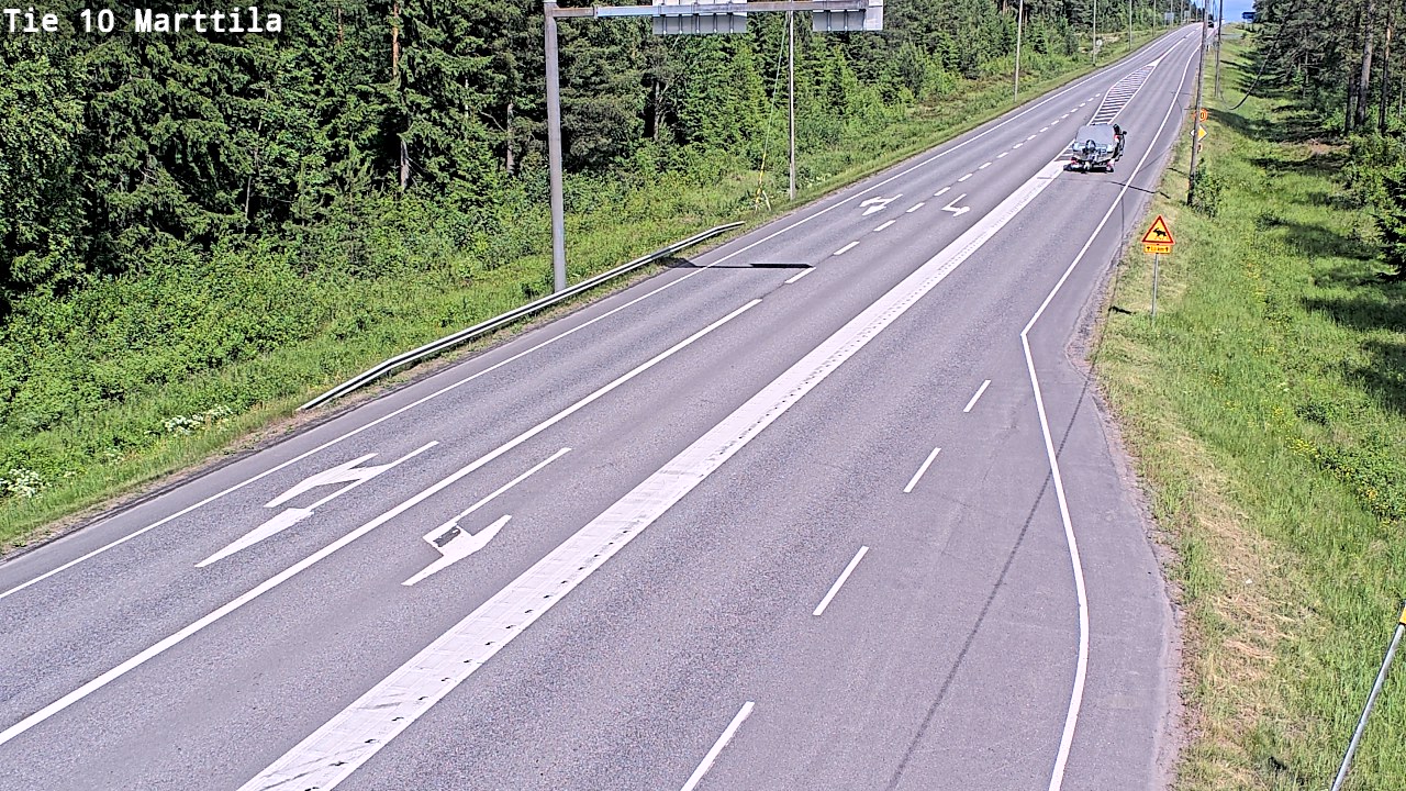 Weather Camera Image Road 10 Marttila, Marttila, Varsinais-Suomi