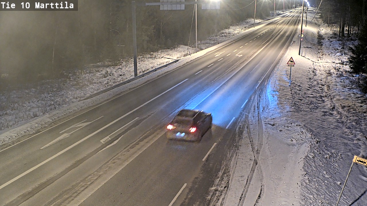 Weather Camera Image Road 10 Marttila, Marttila, Varsinais-Suomi