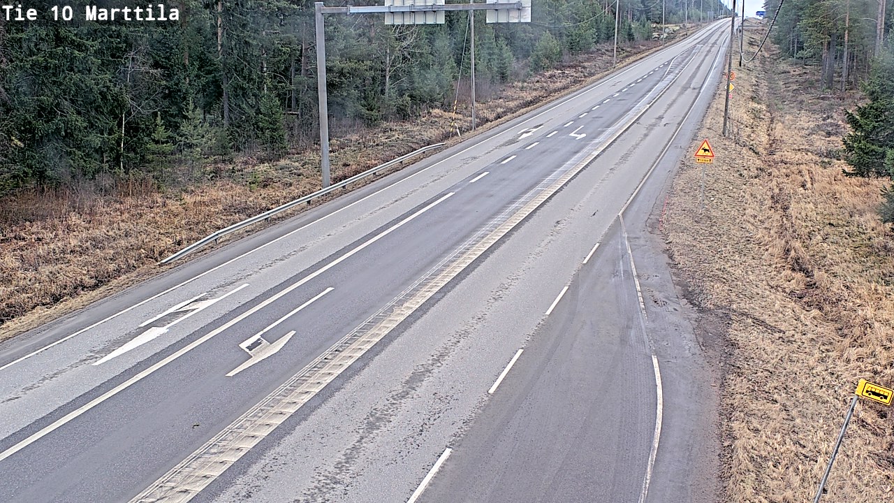 Weather Camera Image Väg 10 S:t Mårtens, Marttila, Varsinais-Suomi