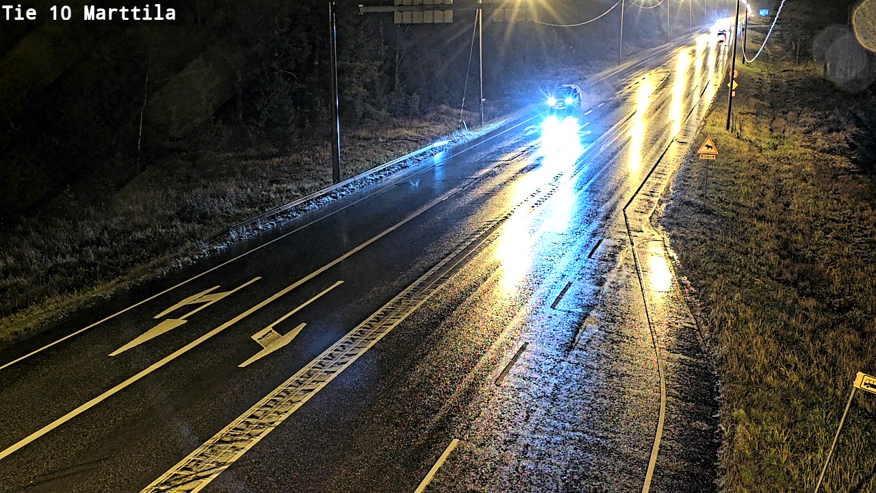 Weather Camera Image Väg 10 S:t Mårtens, Marttila, Varsinais-Suomi