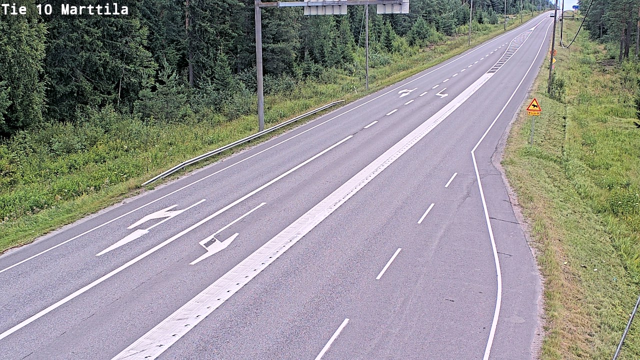 Weather Camera Image Road 10 Marttila, Marttila, Varsinais-Suomi