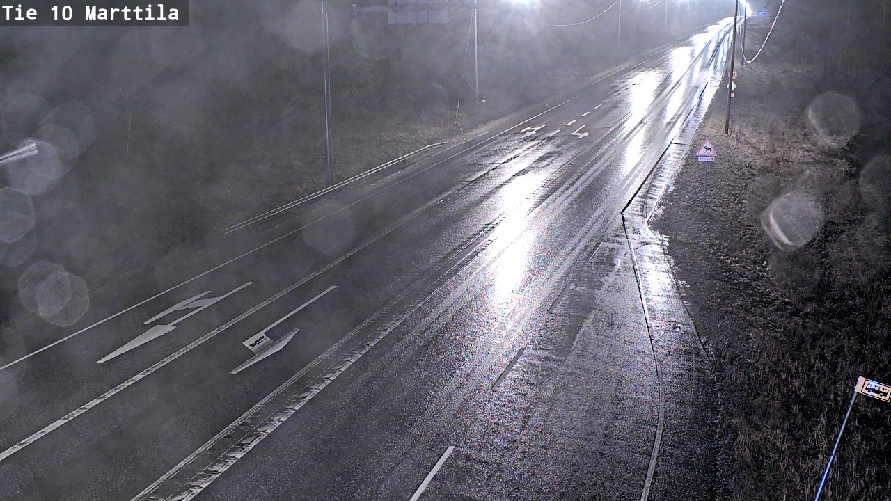 Weather Camera Image Väg 10 S:t Mårtens, Marttila, Varsinais-Suomi
