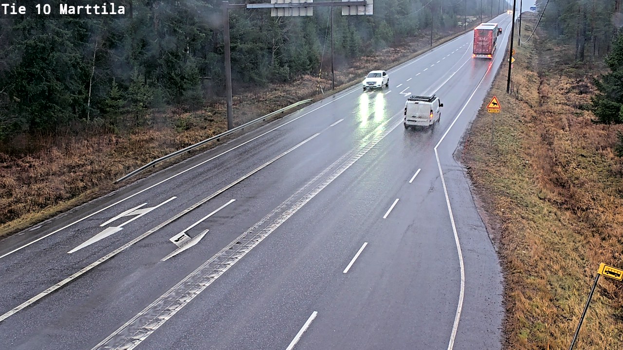 Weather Camera Image Road 10 Marttila, Marttila, Varsinais-Suomi