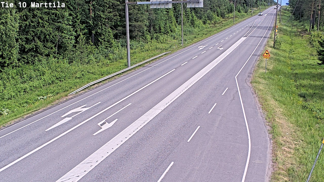 Weather Camera Image Road 10 Marttila, Marttila, Varsinais-Suomi