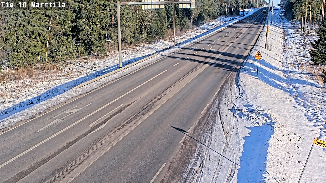 Weather Camera Image Väg 10 S:t Mårtens, Marttila, Varsinais-Suomi