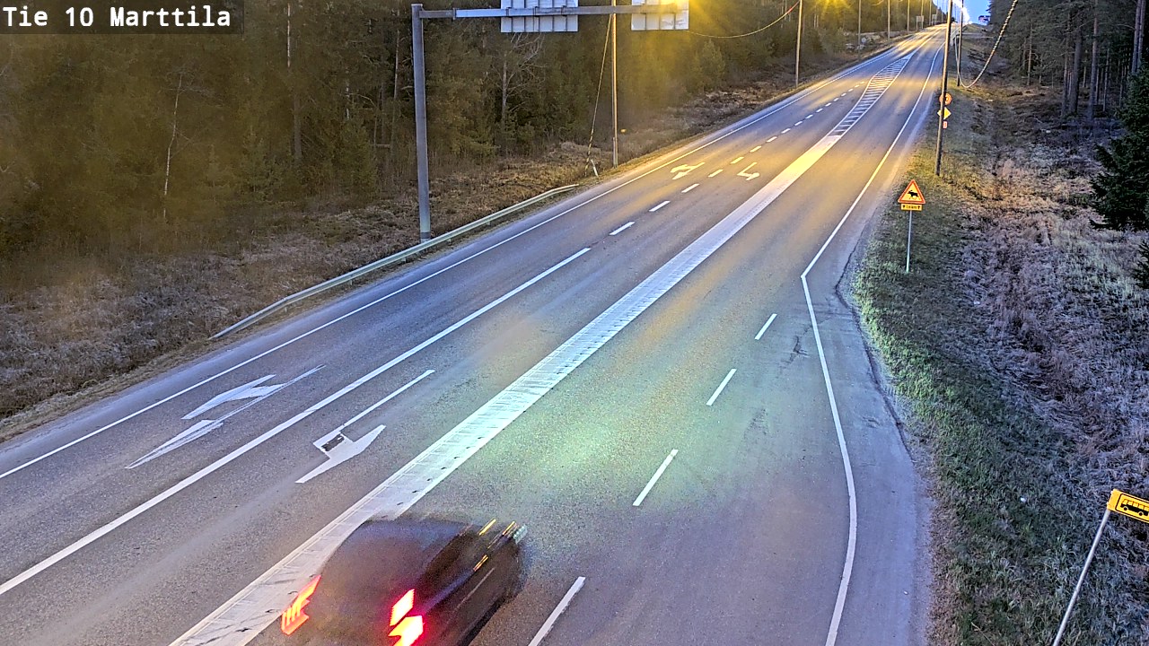 Weather Camera Image Road 10 Marttila, Marttila, Varsinais-Suomi