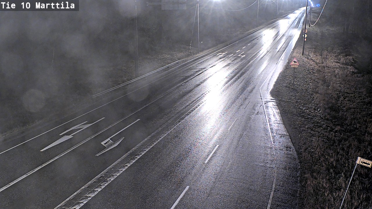 Weather Camera Image Väg 10 S:t Mårtens, Marttila, Varsinais-Suomi